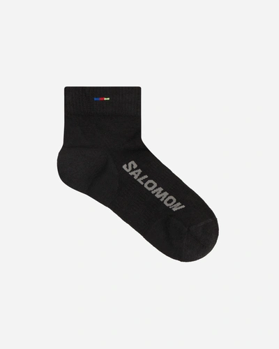 Shop Salomon Sunday Smart Ankle Socks In Black
