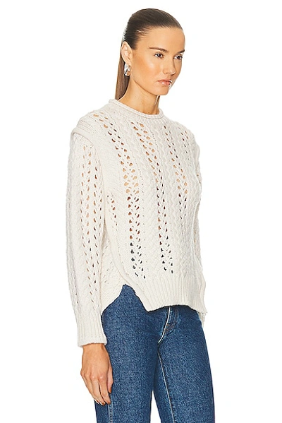 Shop A.l.c Chandler Sweater In Off White
