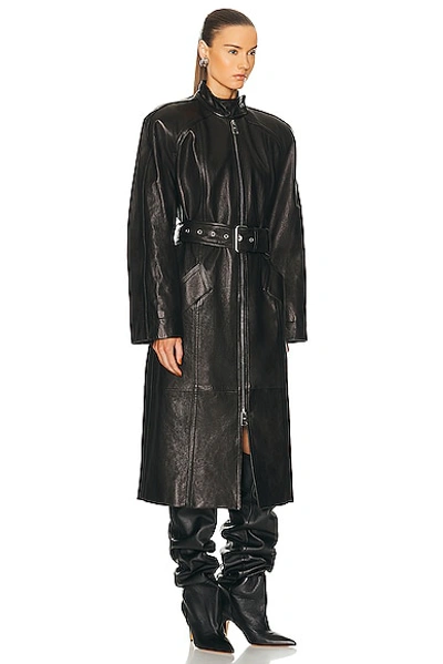 Khaite Bobbie Coat In Black