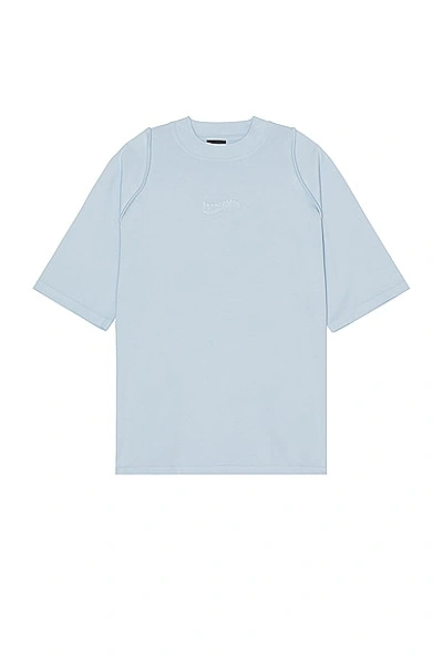 Shop Jacquemus Le T-shirt Camargue In Light Blue