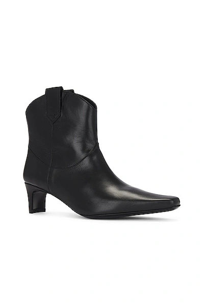 Shop Staud Western Wally Ankle Boot In Black
