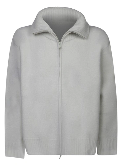 Shop Studio Nicholson Merino Wool Pullover Polo Shirt In Grey