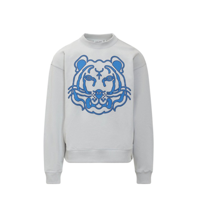 Shop Kenzo Printed Tiger Sweatshirt In White