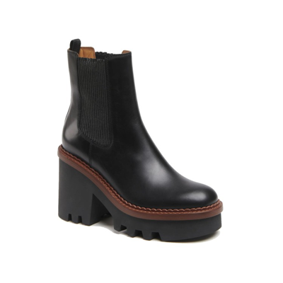 Shop See By Chloé Owena Ankle Boots In Black