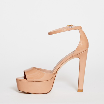 Shop Stuart Weitzman Sandal With Platform In Brown