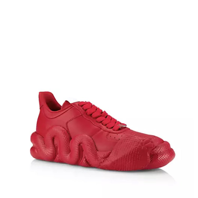 Giuseppe Zanotti Round-headed Sports Shoes In Red