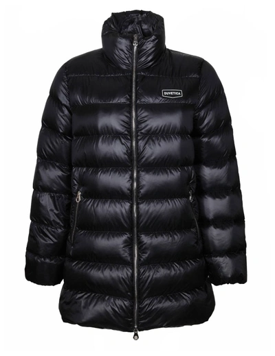 Shop Duvetica Bonagia Down Jacket In Shiny Nylon Color Black