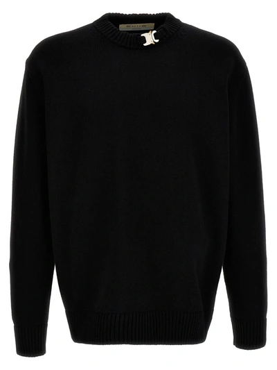 Shop Alyx 1017  9sm 'buckle Collar' Sweater In Black
