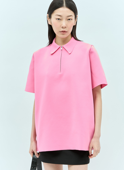 Shop Jil Sander Polo Shirt In Pink