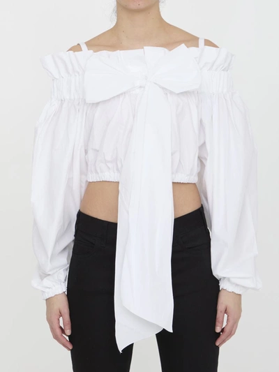 Shop Patou Bustier Top In White