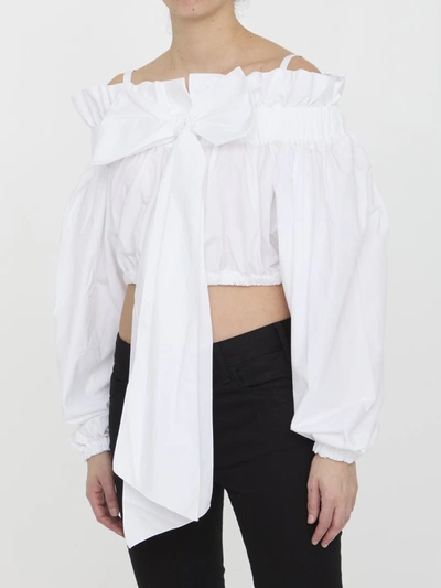 Shop Patou Bustier Top In White