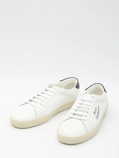 Shop Saint Laurent Court Sl/06 Sneakers In White