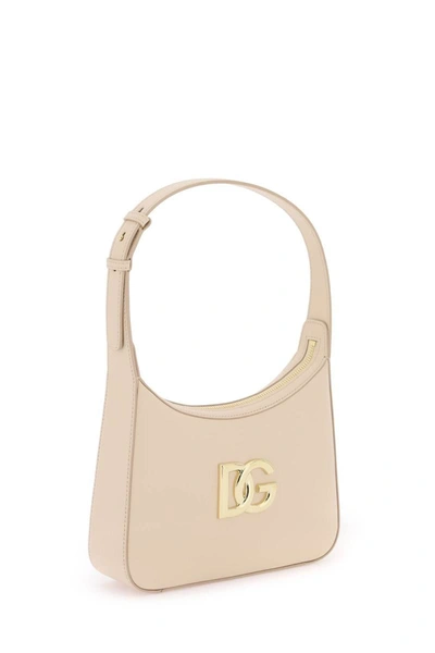 Shop Dolce & Gabbana 3.5 Shoulder Bag In Neutro