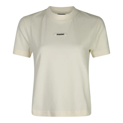 Shop Jacquemus T-shirts And Polos Beige