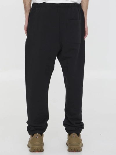 Shop Moncler X Roc Nation Logo Sweatpants In Black