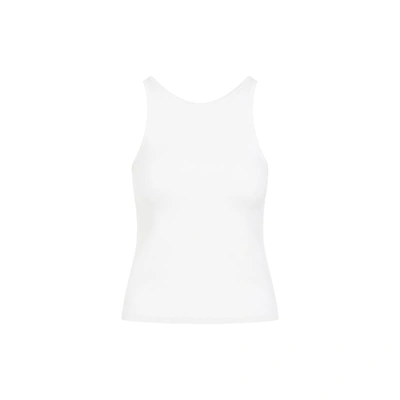 Max Mara Cashmere Tank Top In White