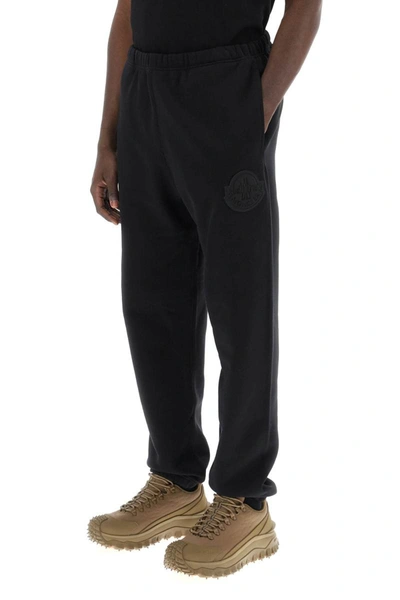 Shop Moncler Genius Moncler X Roc Nation By Jay-z Joggers With Patch Logo In Black