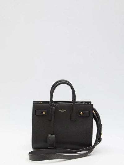 Shop Saint Laurent Sac De Jour Nano Bag In Black
