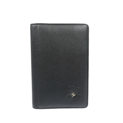 CHANEL Pre-owned Black Leather Wallet  ()