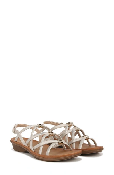 Shop Soul Naturalizer Sierra Strappy Sandal In Gold Faux Leather