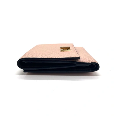 Shop Fendi -- Pink Leather Wallet  ()