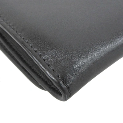 Shop Fendi Continental Black Leather Wallet  ()