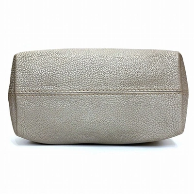 Shop Fendi Selleria Silver Leather Shoulder Bag ()