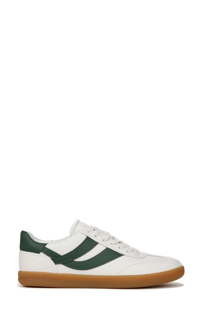 Vince Oasis Leather & Suede Sneaker In Chk/ Pinegreen