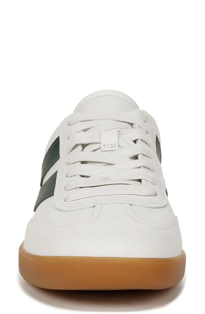 Vince Oasis Leather & Suede Sneaker In Chk/ Pinegreen