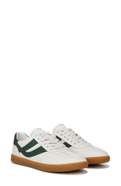 Vince Oasis Leather & Suede Sneaker In Chk/ Pinegreen