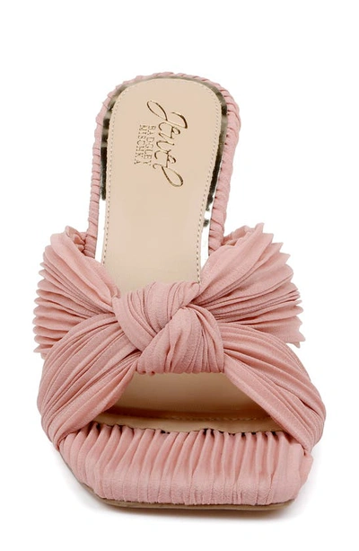 Shop Jewel Badgley Mischka Hype Wedge Slide Sandal In English Rose