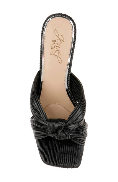 Shop Jewel Badgley Mischka Hype Wedge Slide Sandal In Black