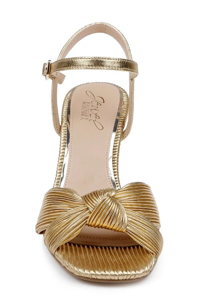Shop Jewel Badgley Mischka Hydee Sandal In Champagne Gold