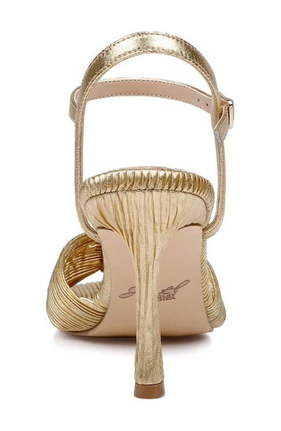 Shop Jewel Badgley Mischka Hydee Sandal In Champagne Gold