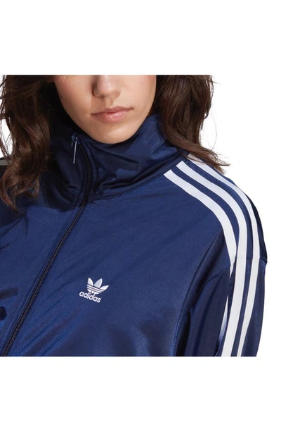 Shop Adidas Originals Firebird Recycled Polyester Track Jacket In Dark Blue