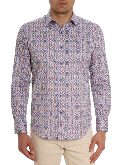 Robert Graham Caracas Long Sleeve Button Down Shirt In Multi