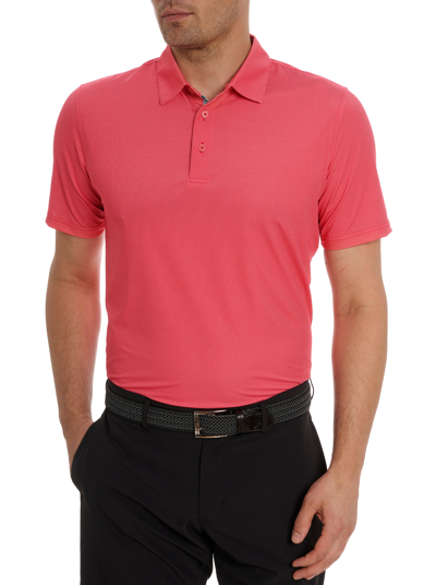 Shop Robert Graham Hyde Performance Polo In Red
