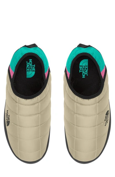 Shop The North Face Thermoball Mule Slipper In Gravel/ Geyser Aqua