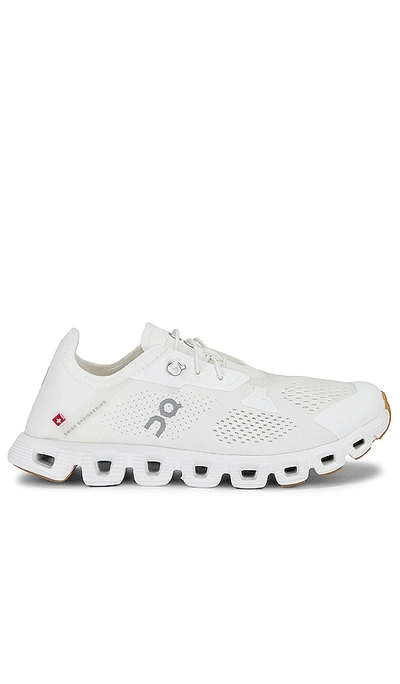 Shop On Cloud 5 Coast Sneaker In Undyed-white & White