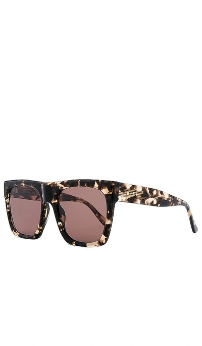 Shop Diff Eyewear Easton Sunglasses In Espresso Tortoise & Brown