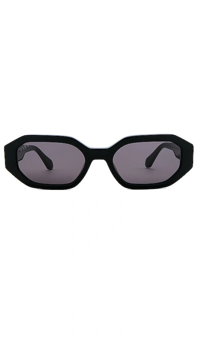 Shop Diff Eyewear Allegra Sunglasses In Black & Grey