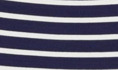 Shop Boden Amelie Print Jersey Dress In Navy Ivory Stripe