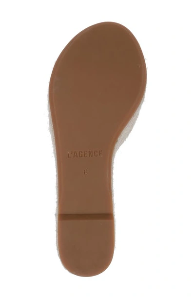 Shop L Agence Avice Ankle Strap Espadrille Platform Wedge Sandal In Clover