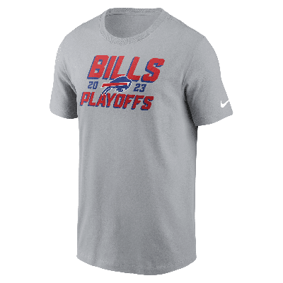 Shop Nike Buffalo Bills 2023 Nfl Playoffs  Men's Nfl T-shirt In Grey
