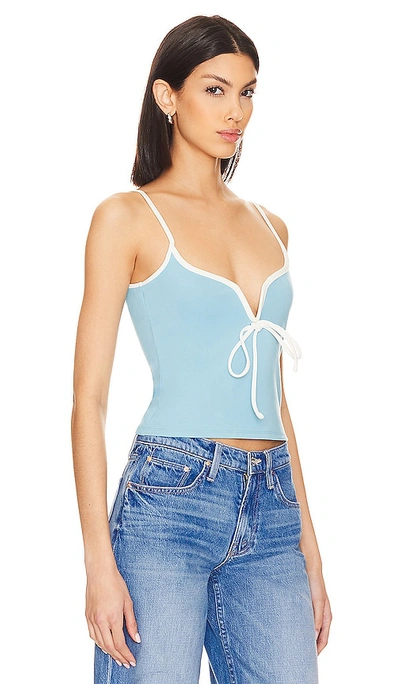 Shop Lovers & Friends Maddison Top In Pool Blue