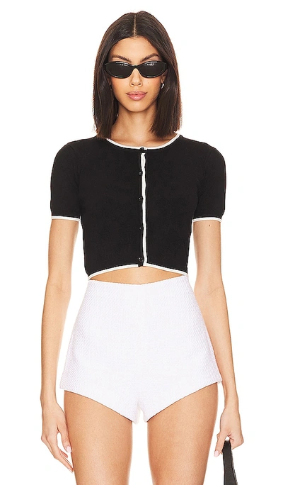 Majorelle Amy Cardi Set In Black