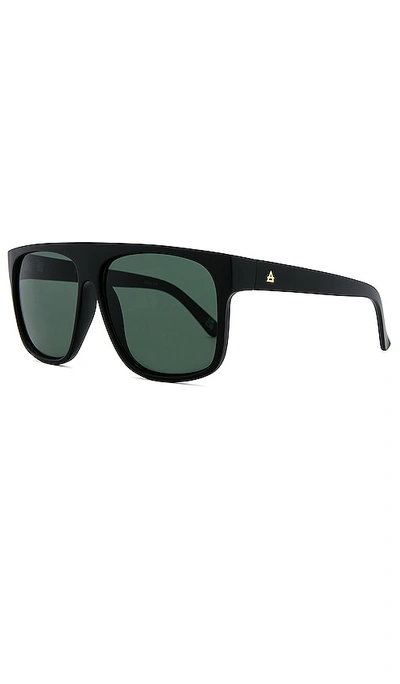 Shop Aire Eris Sunglasses In Black & Green Mono