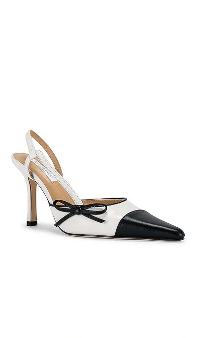 Shop Tony Bianco Harmony Slingback In Bone & Black