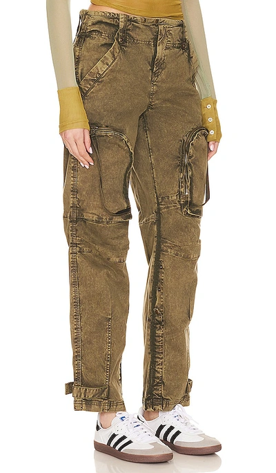 Shop Free People X We The Free Can't Compare Slouch Pant In Dusty Olive