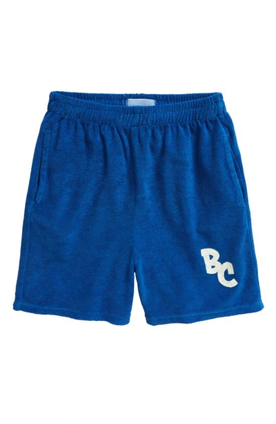 Shop Bobo Choses Kids' Terry Sport Shorts In Blue
